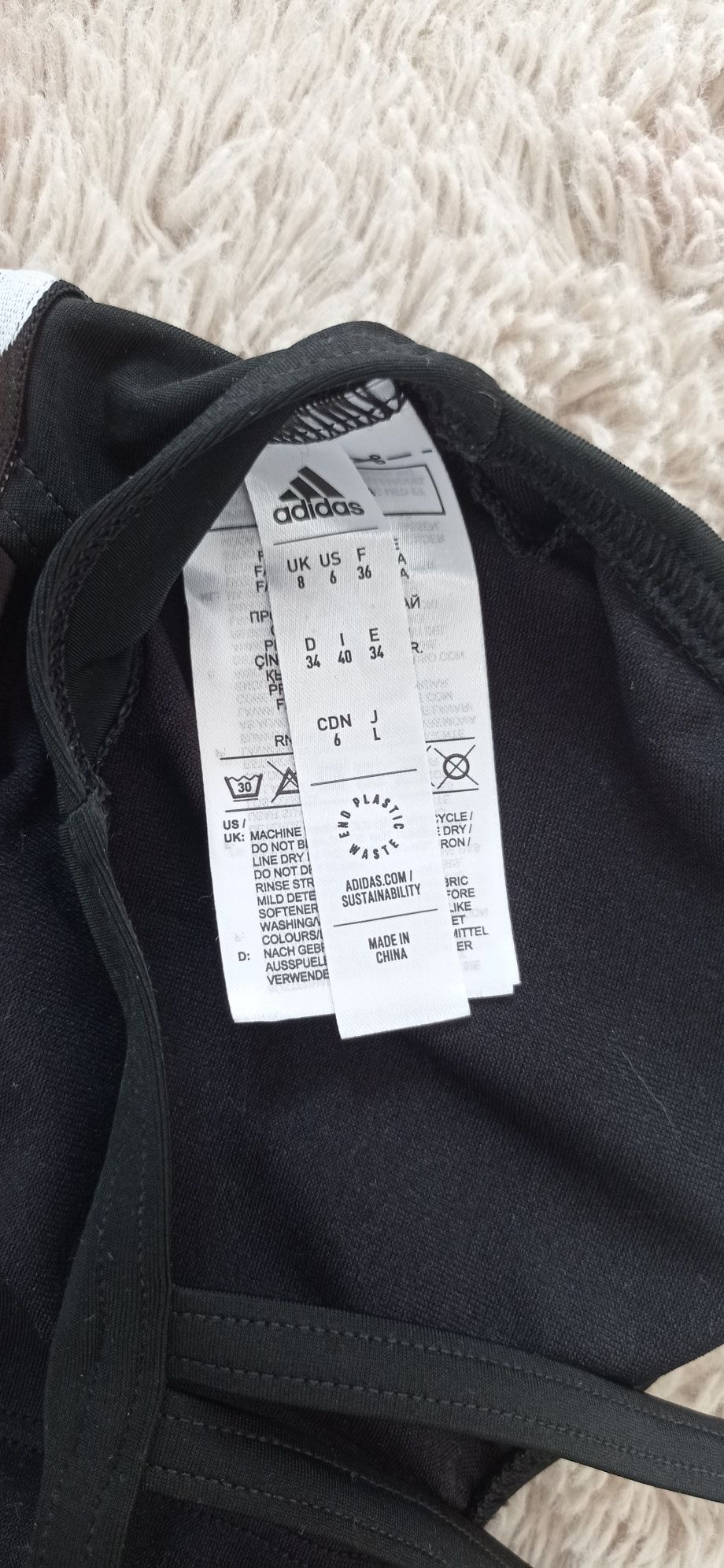 Nowy strój kąpielowy Adidas 8 dwuczęściowy dla dziewczynki