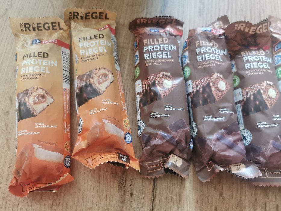 Proteinowe batoniki bez cukru 32 gram białka