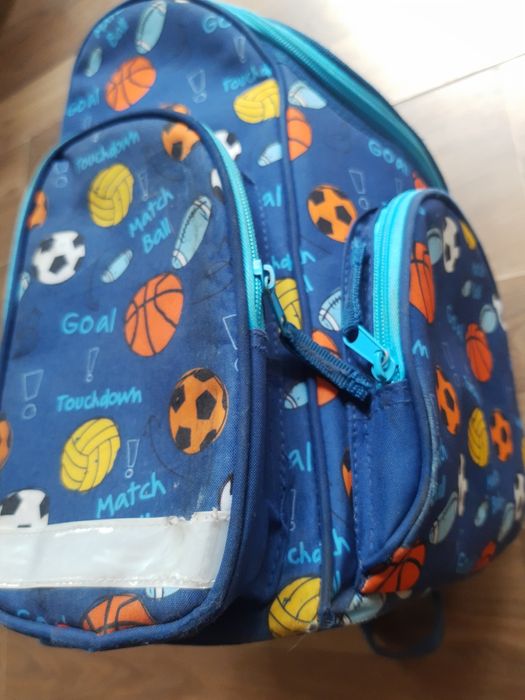 Tornister, plecak w piłki dla chłopca