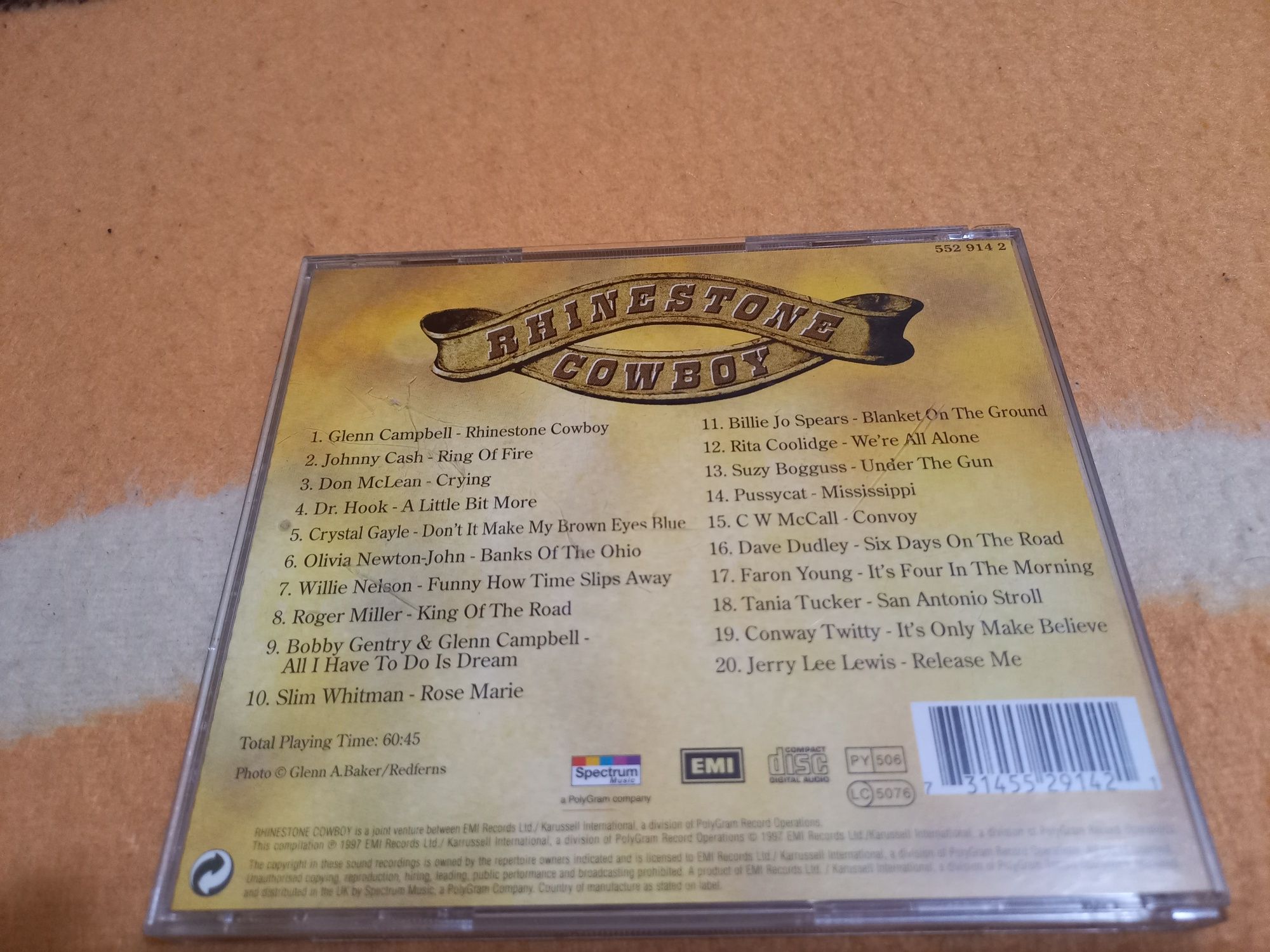 Do sprzedania mam płytę Rhinestone Cowboy 20 Country Classics