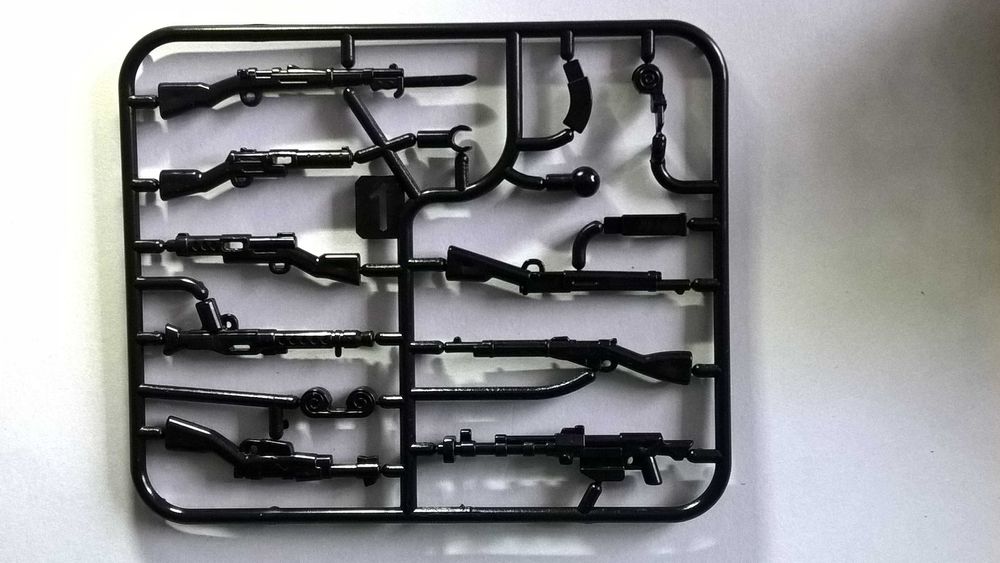 Zestaw broni różnego rodzaju WW2 kompatybilne z Lego,  Cobi