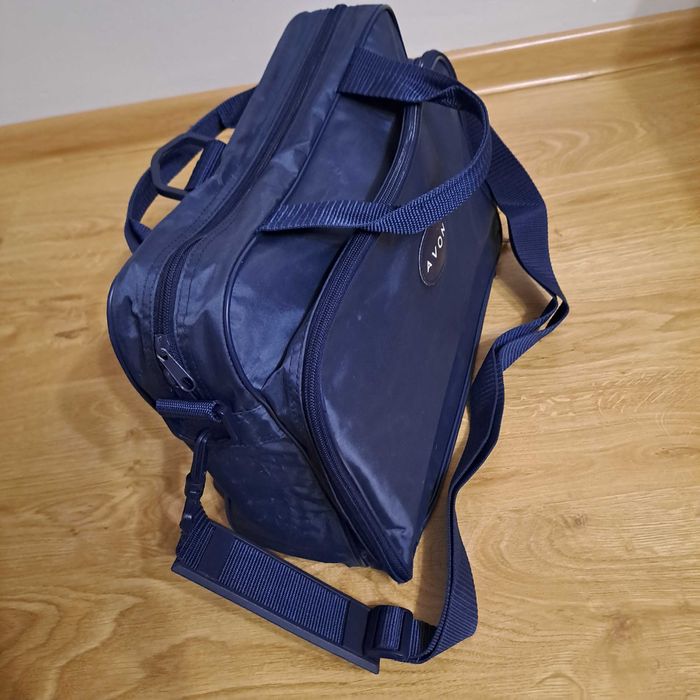 Torba na kosmetyki AVON granatowa pojemna pakowna