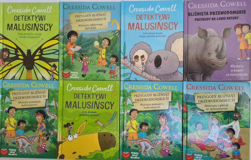 Cressida Cowell - Zestaw ośmiu książeczek dla dzieci
