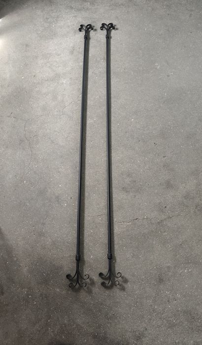 Conjunto 2 Varão Cortinados Completo