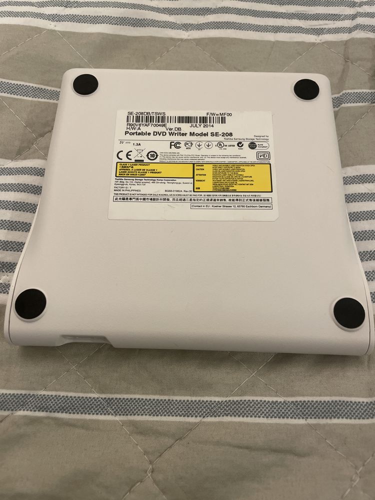 Leitor de CDs da samsung portátil