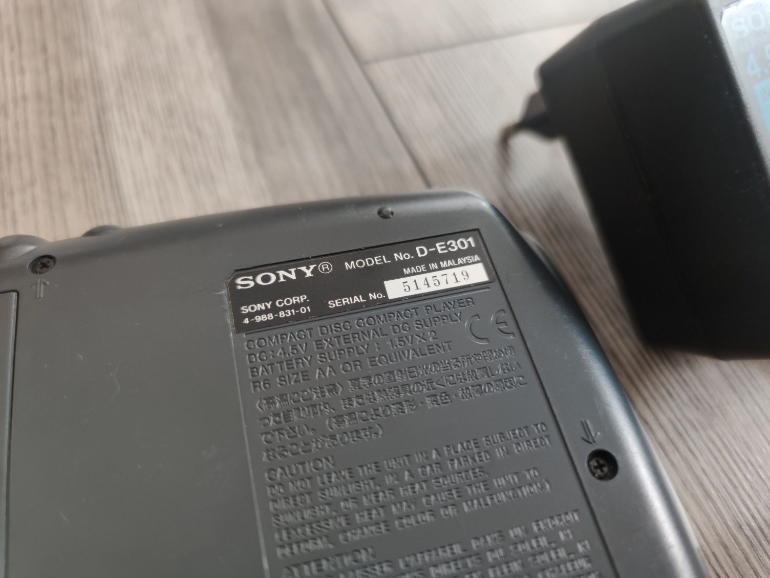 Sony D-E301 discman unikat odtwarzacz CD retro 90s oldchoool