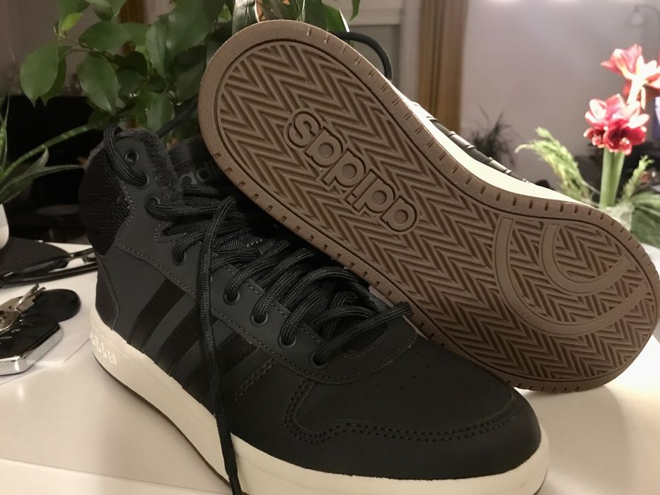 Adidas czarne, zimowe, nowe z metką, dł. 26,5 cm