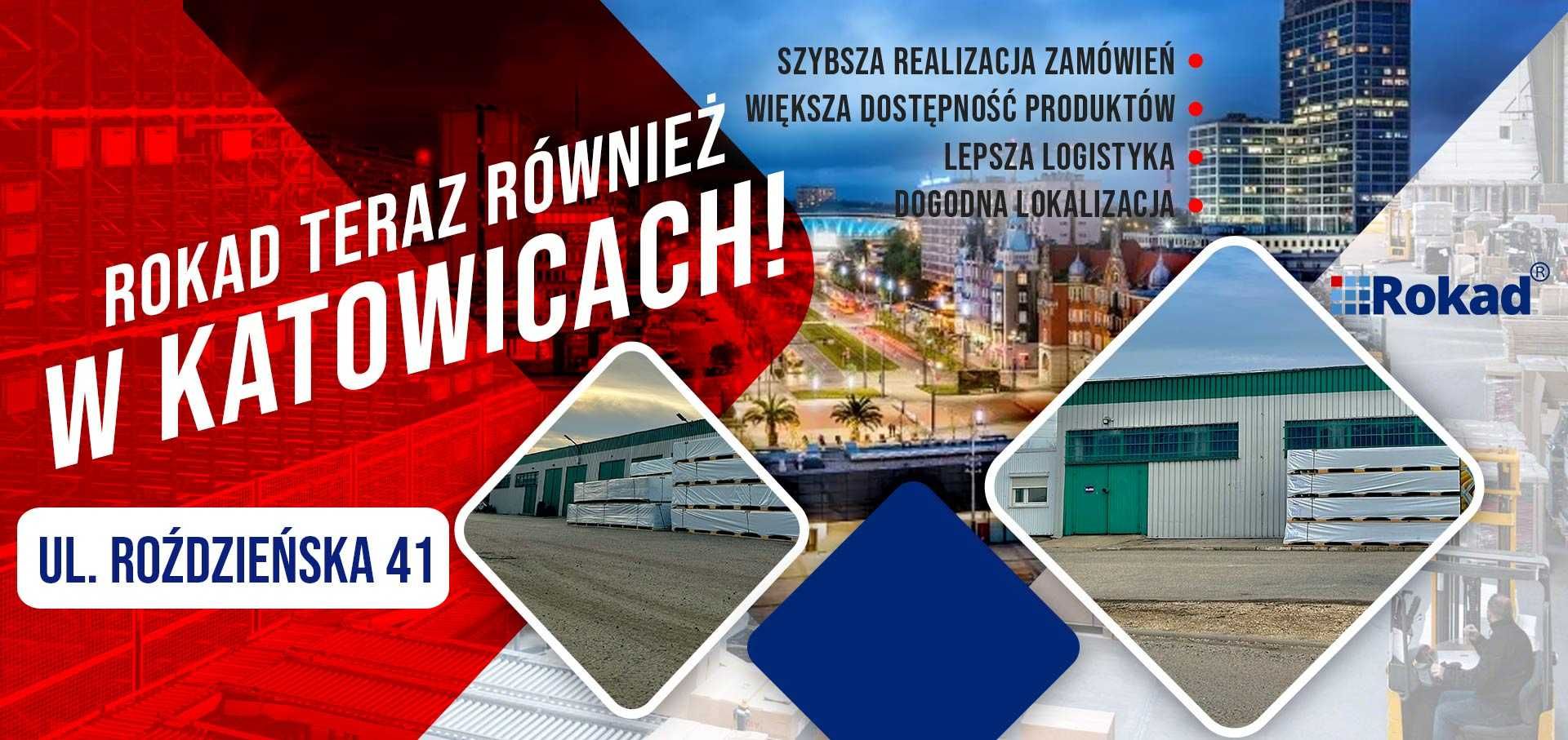 Poliwęglan komorowy i lity + akcesoria + dojazd