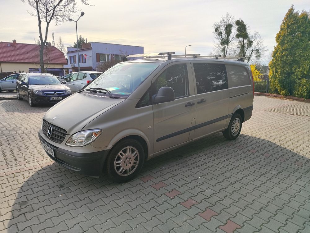 Anglik Mercedes Vito 115  2.2 CDI 150 KM Long Navigacja, Klimatyzacja