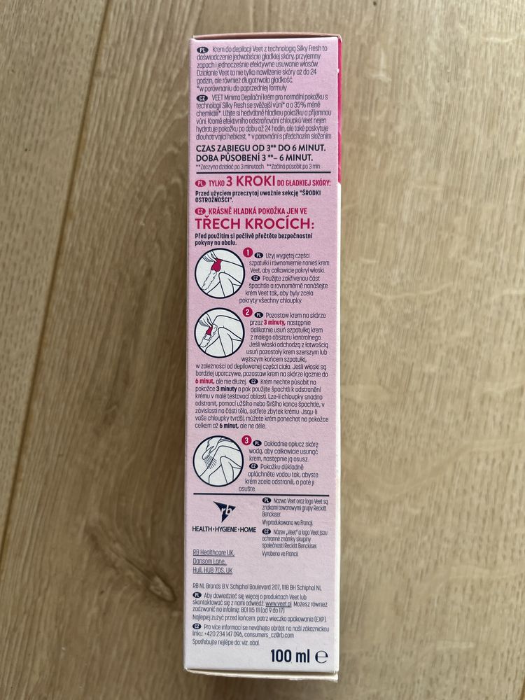 Veet Minima krem do depilacji nogi ciało 100ml