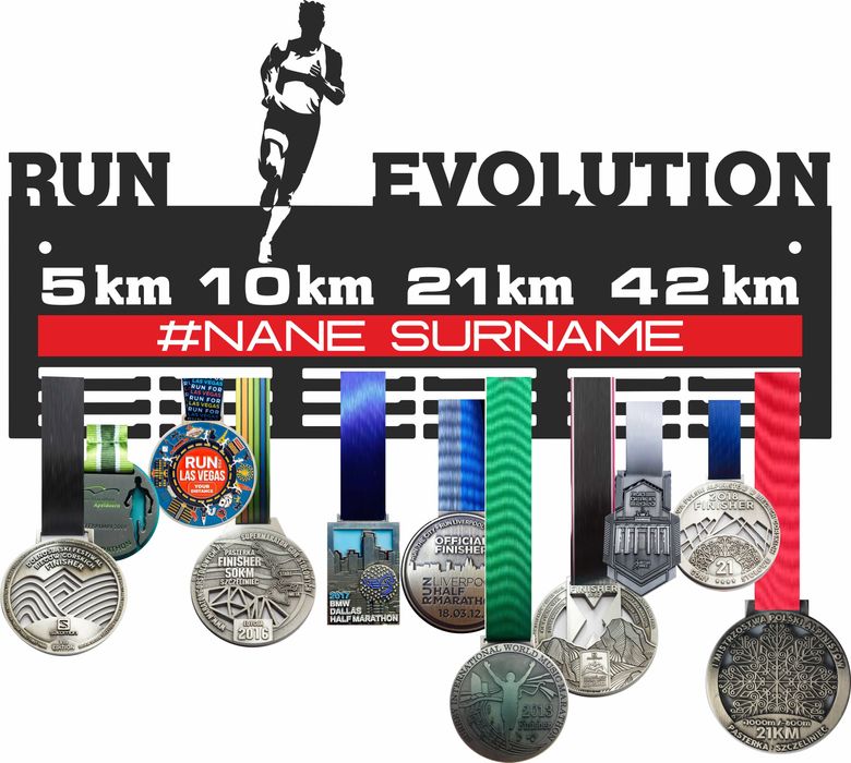 Медальница RUN Evolution (держатель для медалей, холдер)