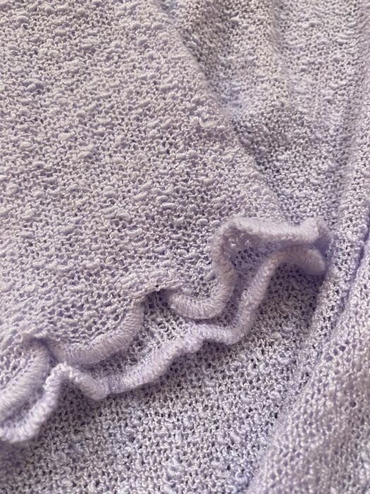 Осінній напівпрозорий кардиган блідо-лілового кольору casamia