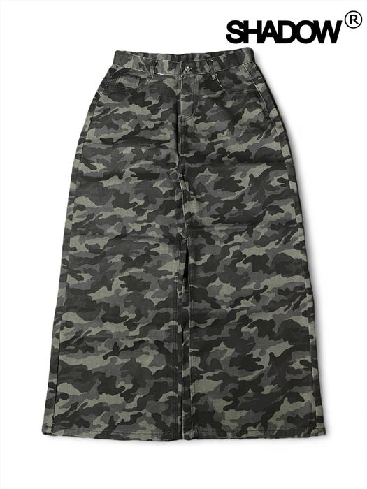 Baggy jeans Army | Камуфляжні широкі джинси sk8 y2k opium type rap rep