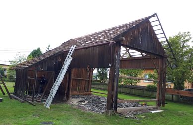 skup starego drewna rozbiórki stodół