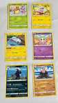 Lote/Bundle McDonald’s 2022 com 6 cartas Pokémon