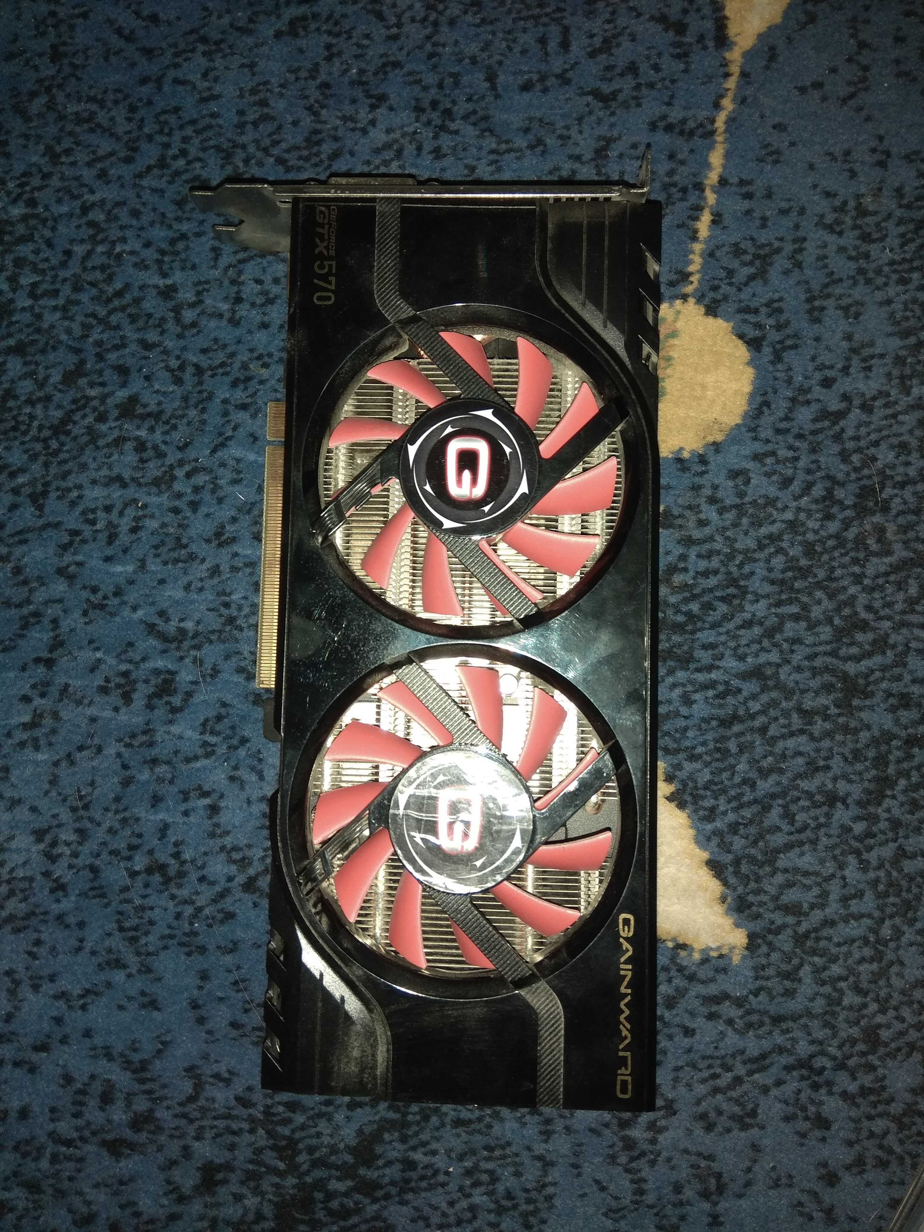 nVidia 7300 GT DDR2; nVidia MP400F2P; GAINWARD GTX570 GDDR5
