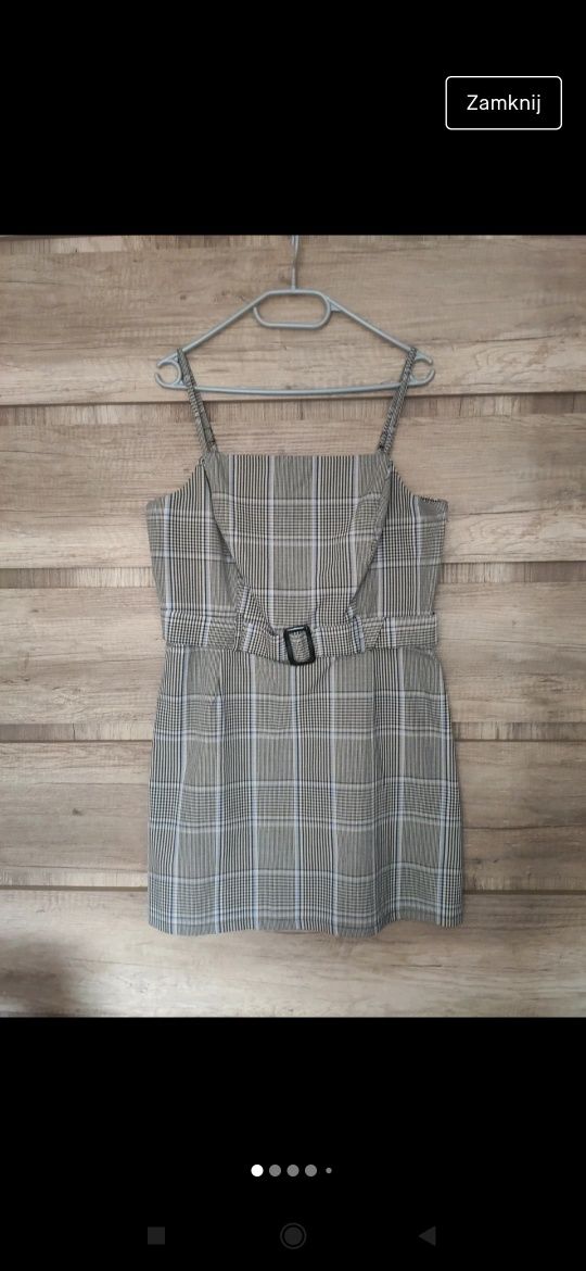 Piękna nowa sukienka w kratę Primark, rozmiar 44!