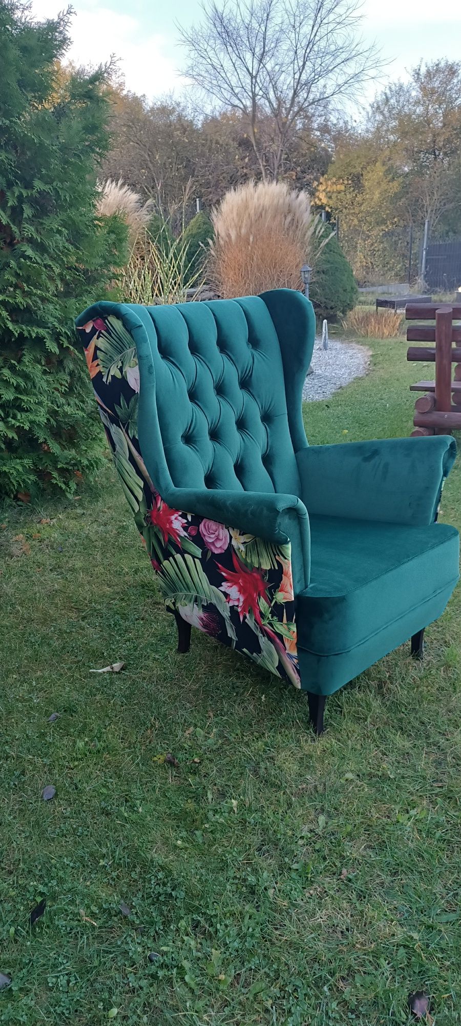 Fotel Uszak, producent, Chesterfield, królewski, fotel ludwik