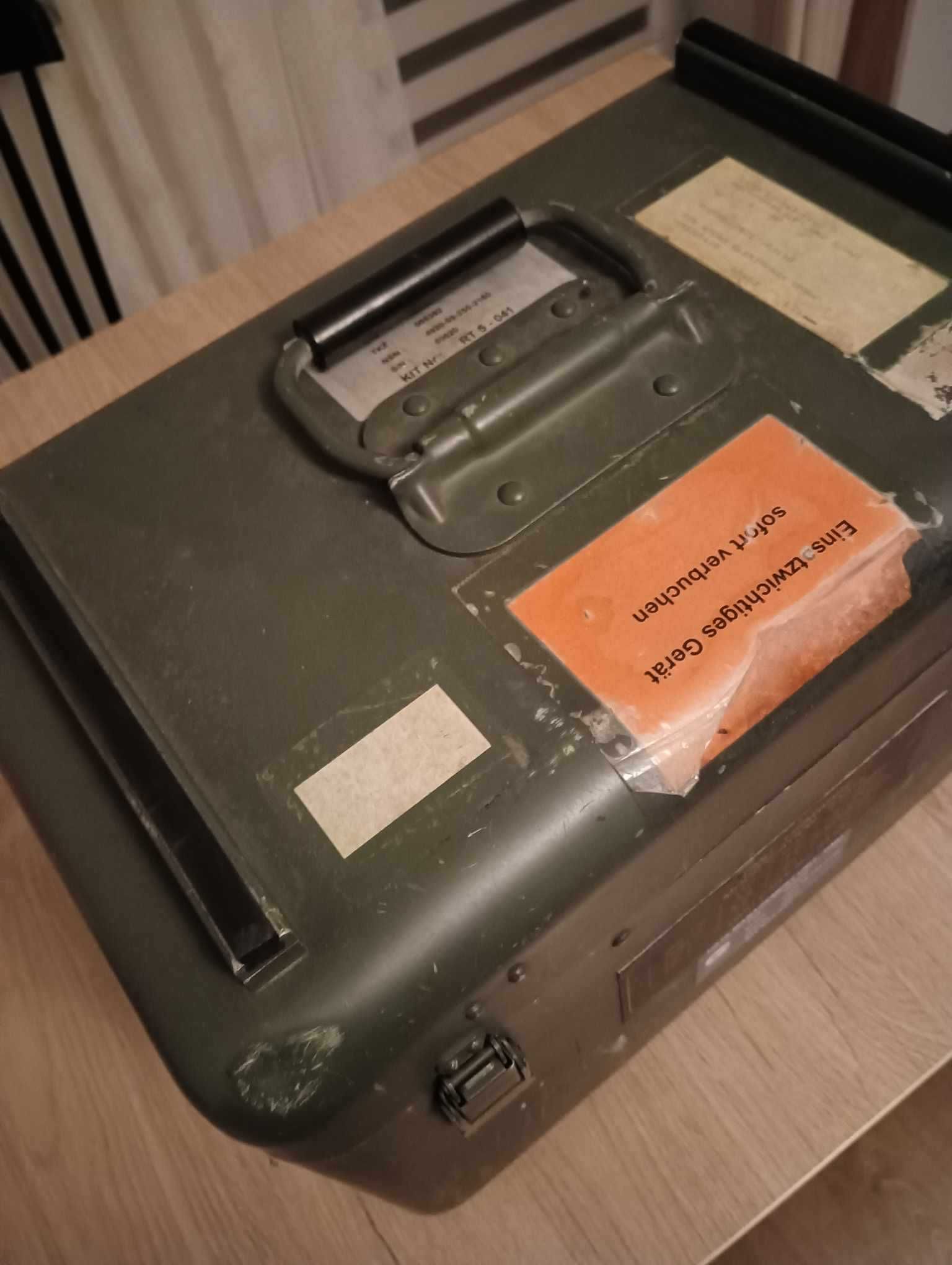Skrzynie transportowe Bundeswehr - awionika