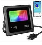 Розумний прожектор SMART LED 15W ART-7980 IP66 RGB з bluetooth та керу