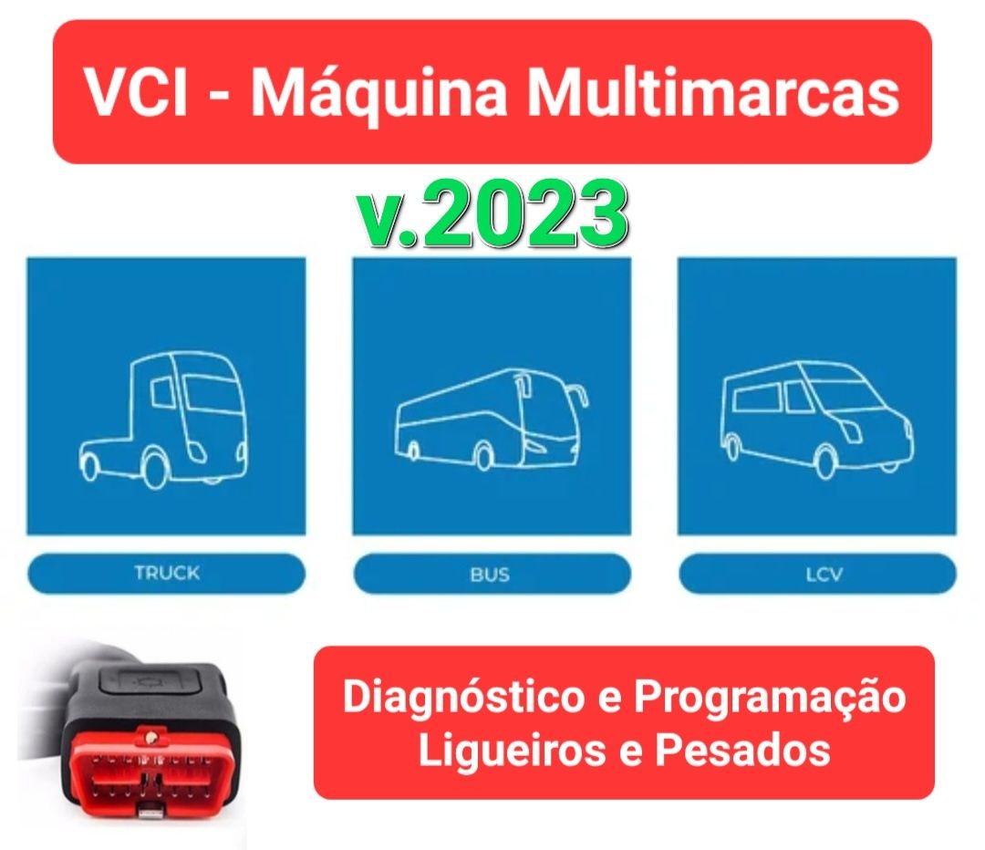 Kit adaptadores 8 Cabos OBD OBD2 - cabos diagnostico multimarcas