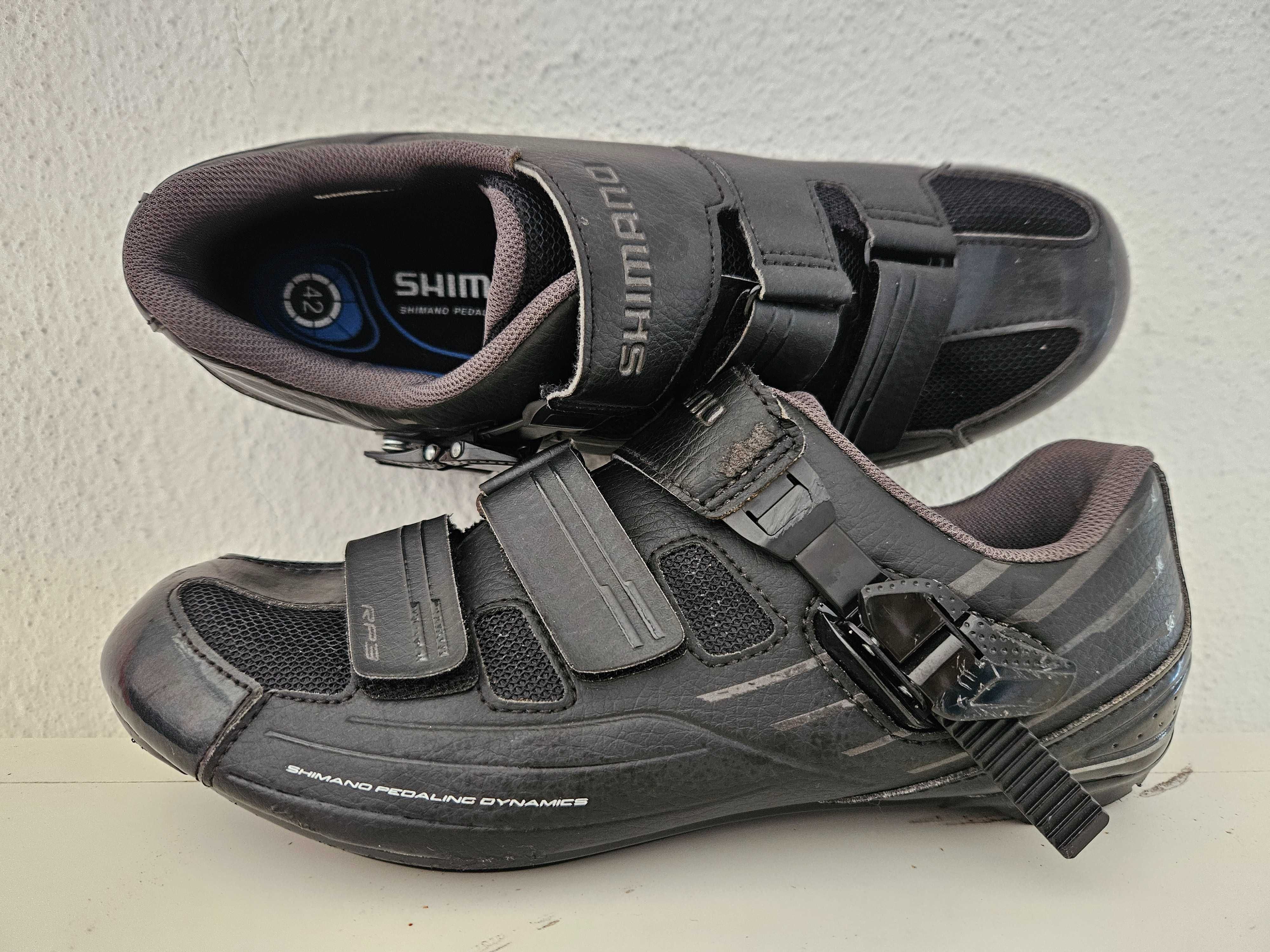 Sapatos Shimano RP3 / RP2 Tam. 42 (usados)
