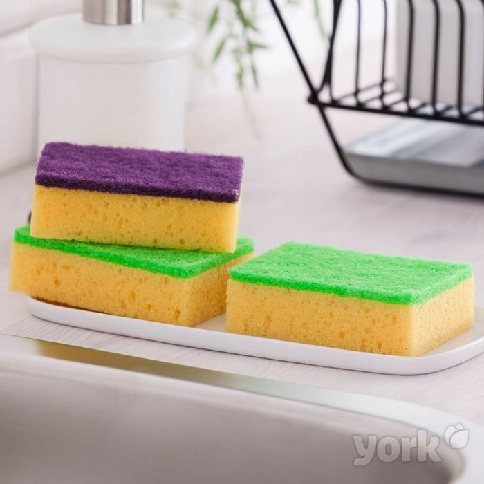 zmywak gąbka antybakteryjna bakteria stop 5szt