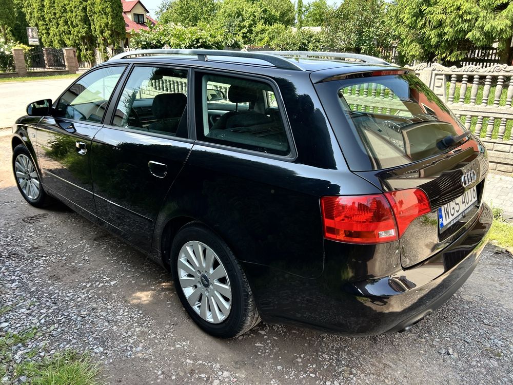 Audi A4 B7 2.0 140KM 2006Rok Klima Bez Korozji 1 Wł Czarna Kombi