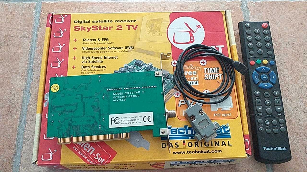 Skystar 2 TV pci - Placa recepção satélite para computador