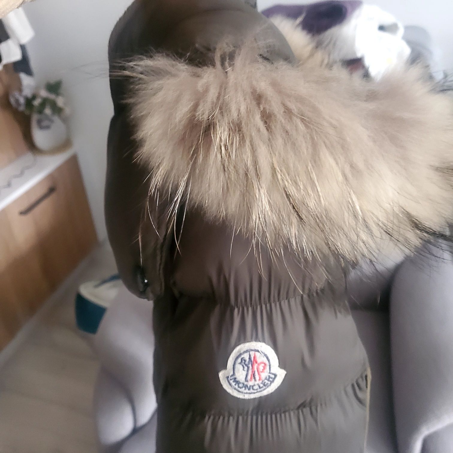 Moncler kurtka damska S  khaki