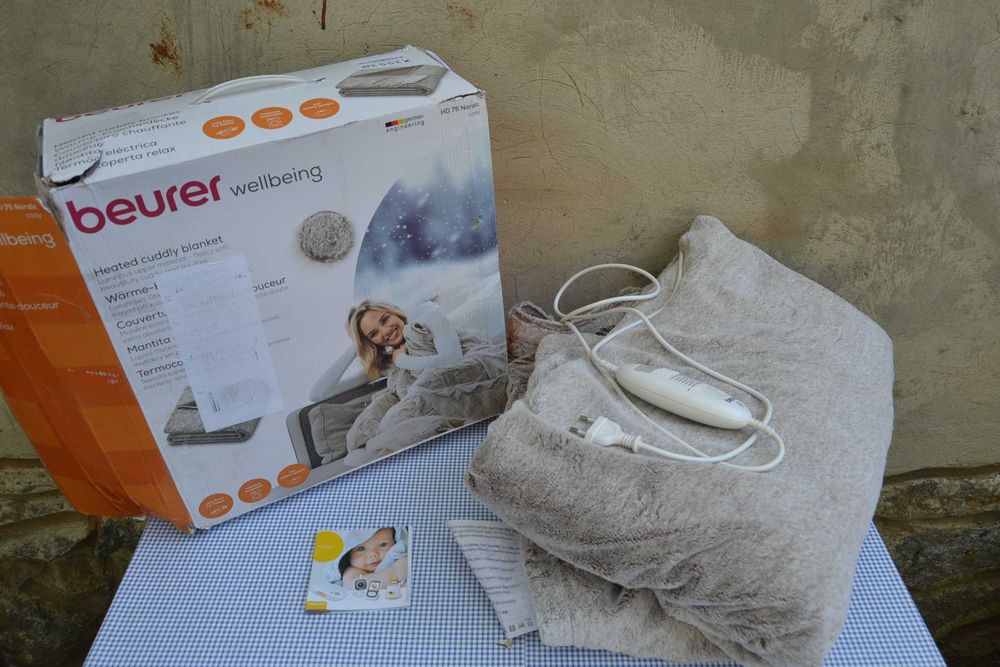 Німеччина. Нова Електроковдра, электроодеяло 130*180 МОЖНА ПРАТИ