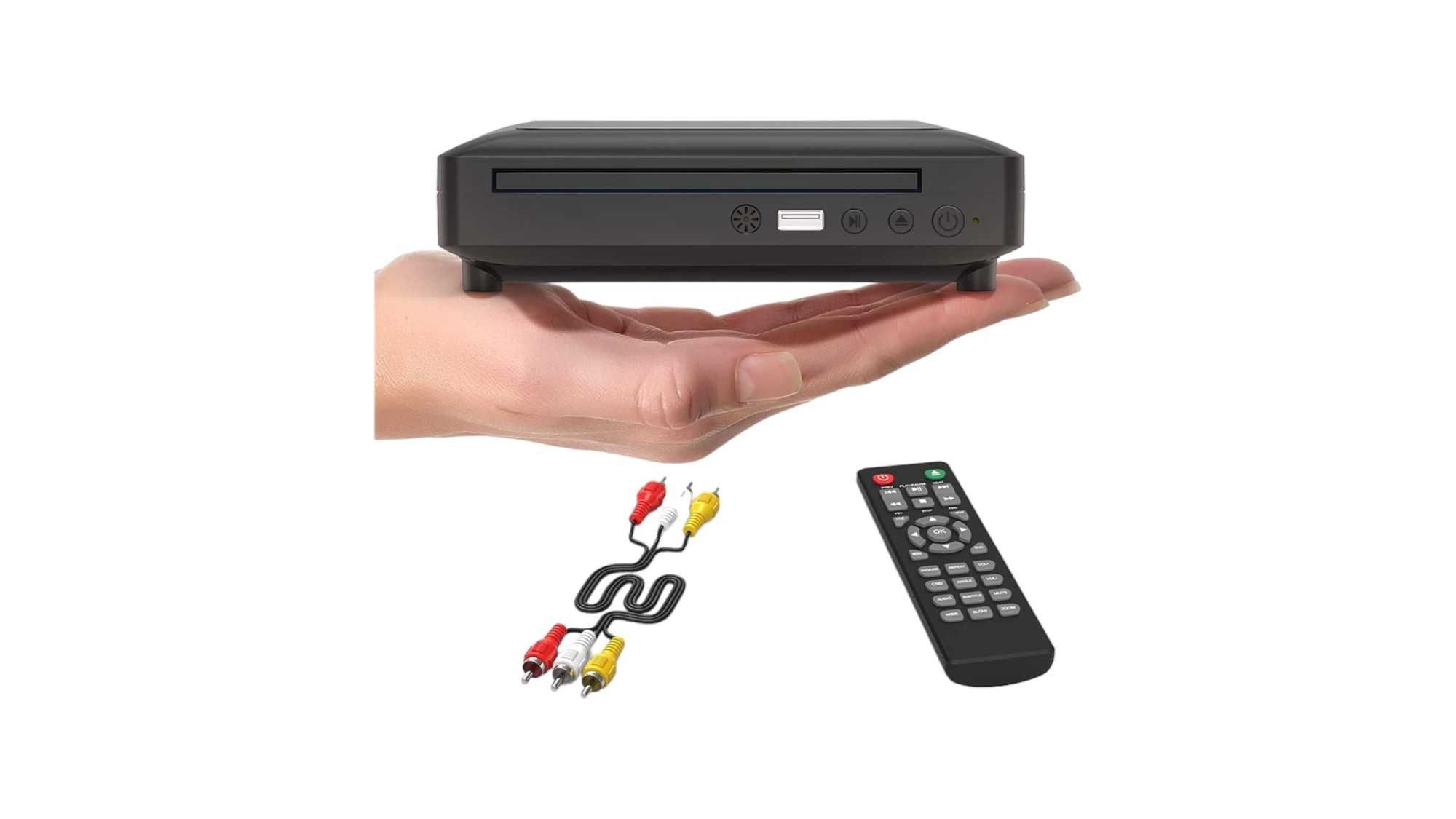 Mini odtwarzacz DVD do telewizora, wyjście HDMI
