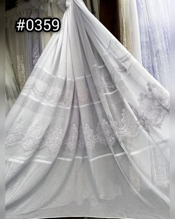 Тюль льон турецький, лен плотная гардины с полосками, штори, занавески