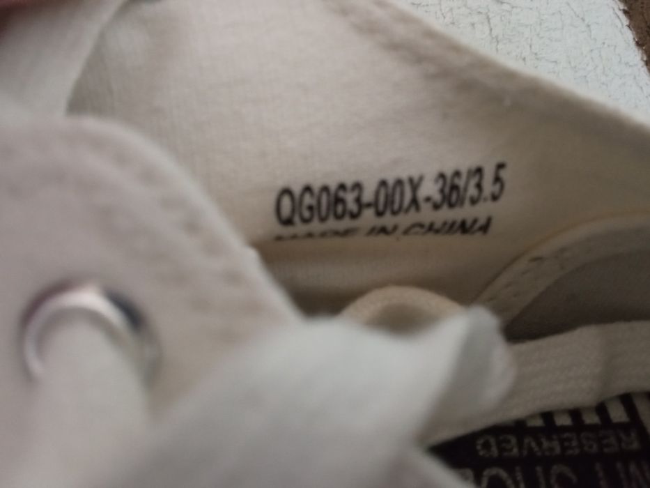 Trampki białe Reserved 36