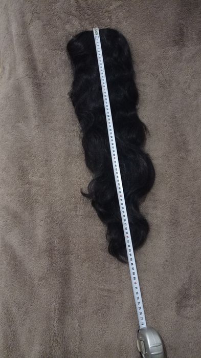 Распродажа!  Шикарный хвост- шиньон, черный для вашей красоты!