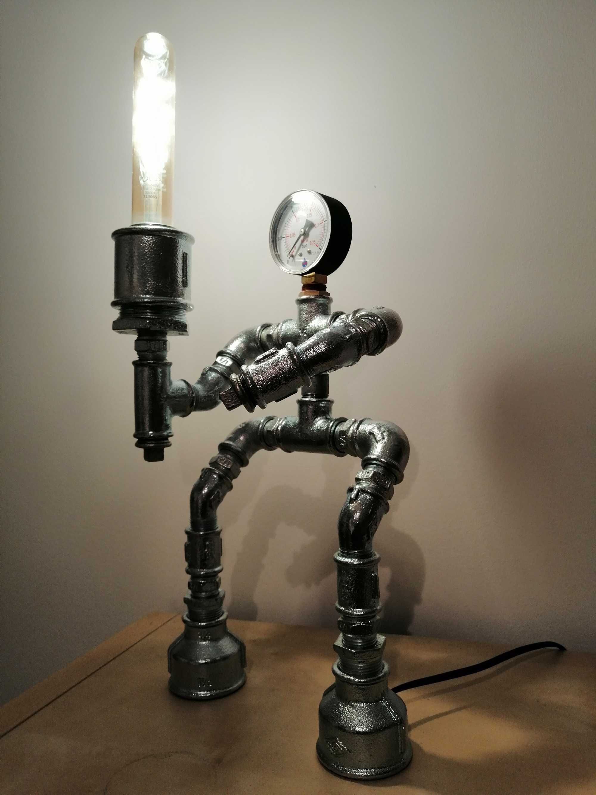 lampa industrialna, loft, hydroludzik