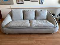 Sofá Safira 3 Lugares — 220 cm — Cinzento Claro (Kave Home)