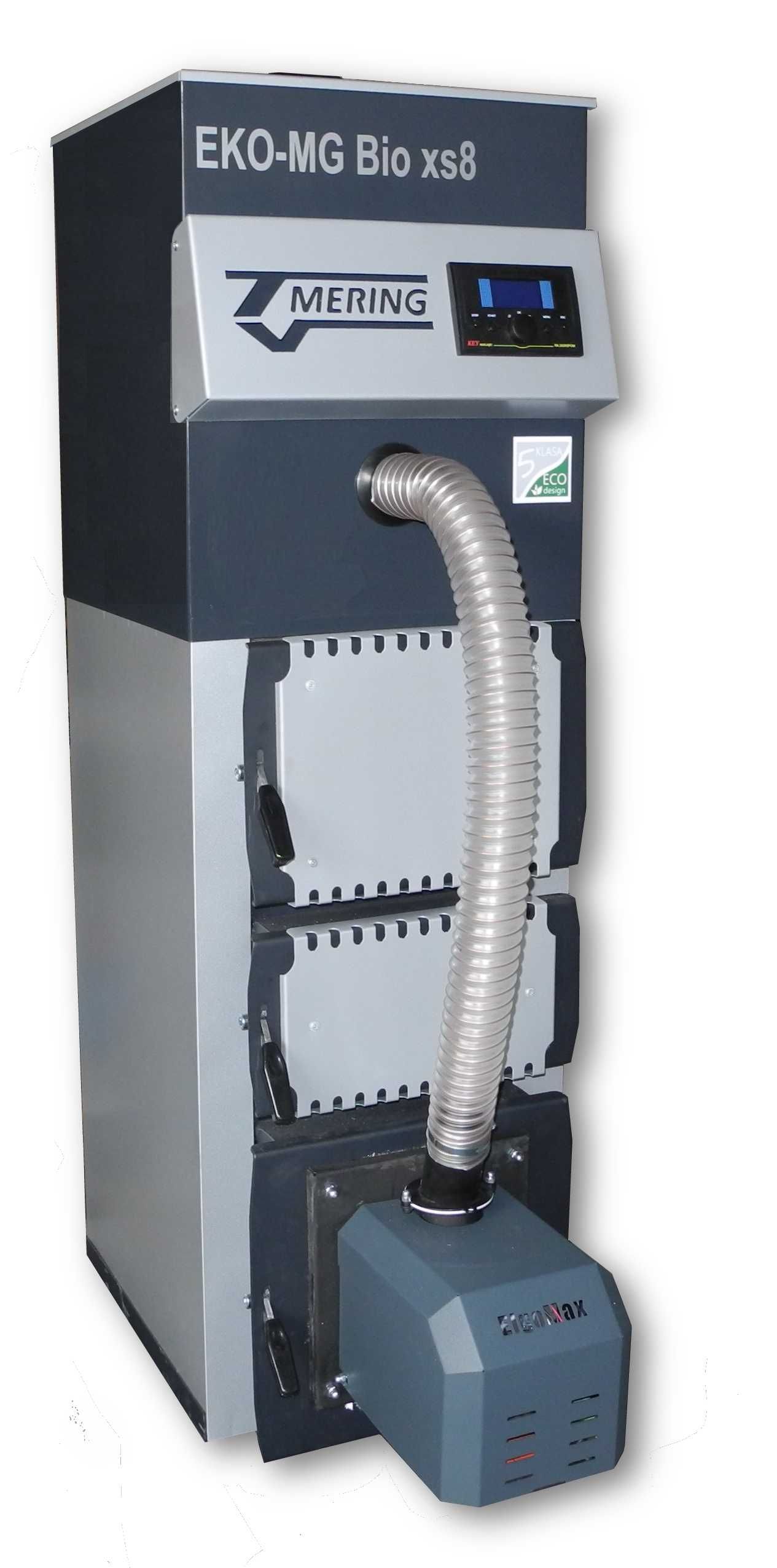 Kocioł piec na pellet pelet EKO-MG Bio xs8 o mocy 8kW Mering