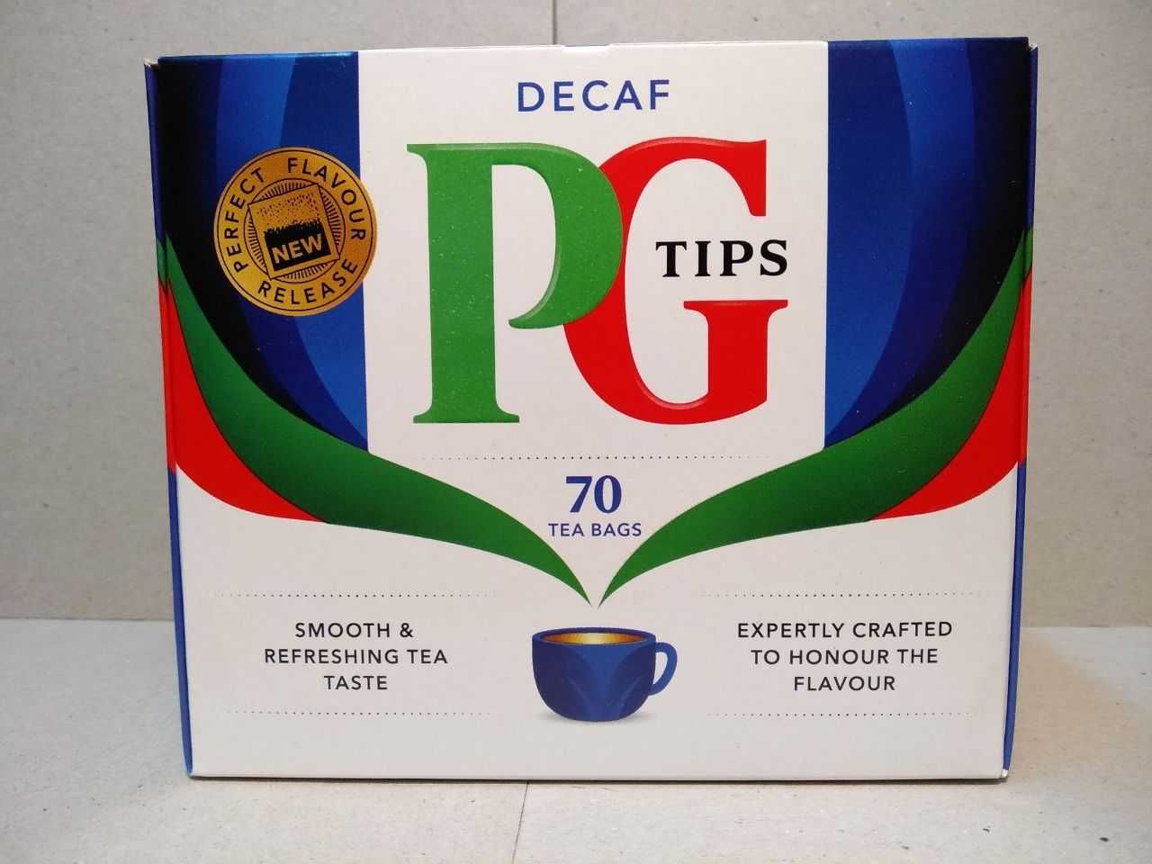 Чорний чай без кофеїну PG Tips Decaf, 70 пакетиків 203г