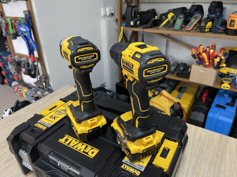 Dewalt DCD708+DCF809 / Набір безщіткових шуруповертів Девольт