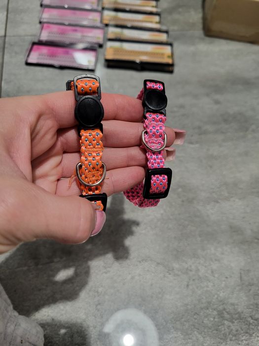 Obróżki dla kota NOWE 2 sztuki