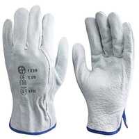 Рабочие кожаные рукавицы защитные перчатки кожа