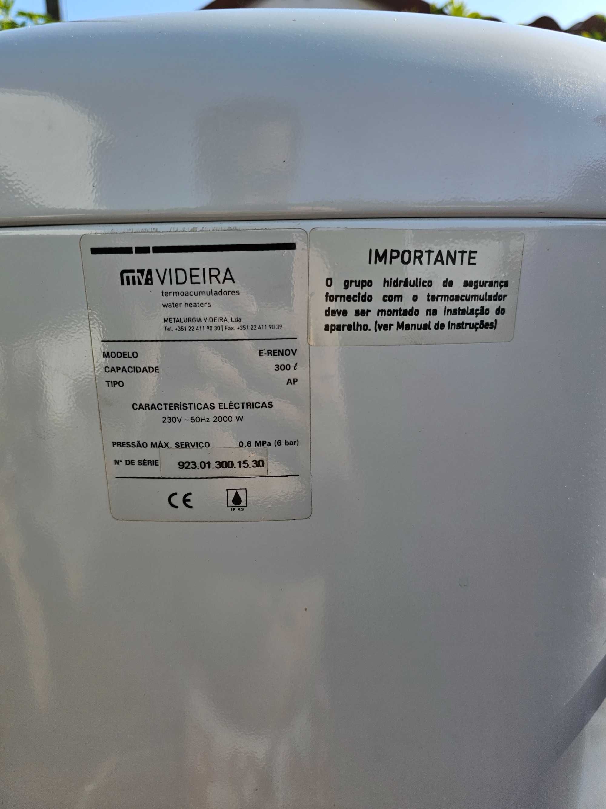 Termoacumulador 300l cobre Videira