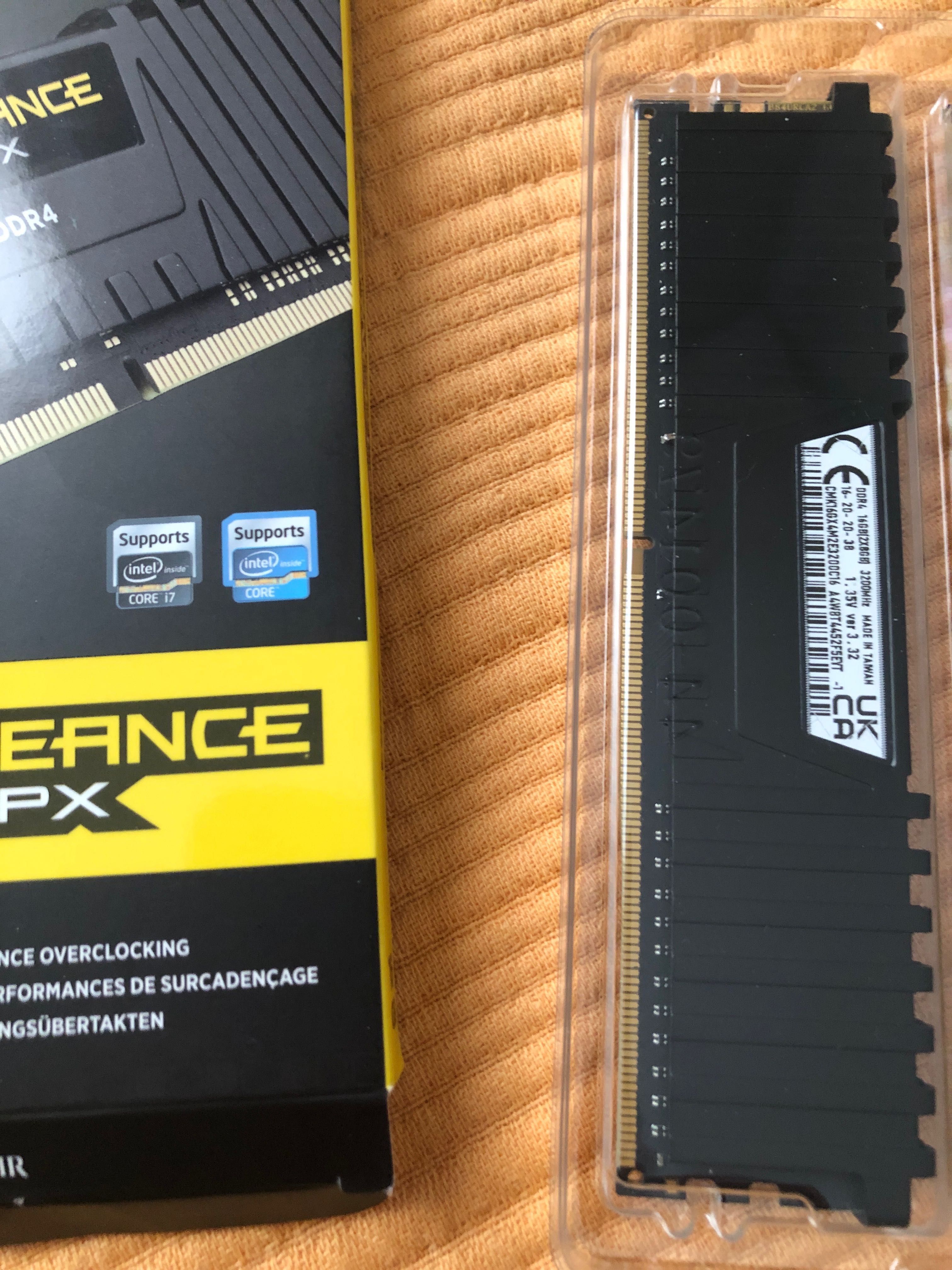 Memoria 8 gb ddr4 pc3200 c16 corsair 1x8gb vengeance lpx