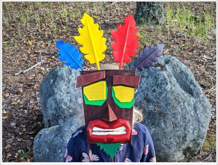 маска Aku Aku от Crash Bandicoot sony Playstation Aku Aku Mask