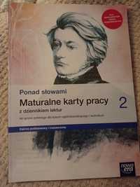 Ponad słowami 2 maturalne karty pracy