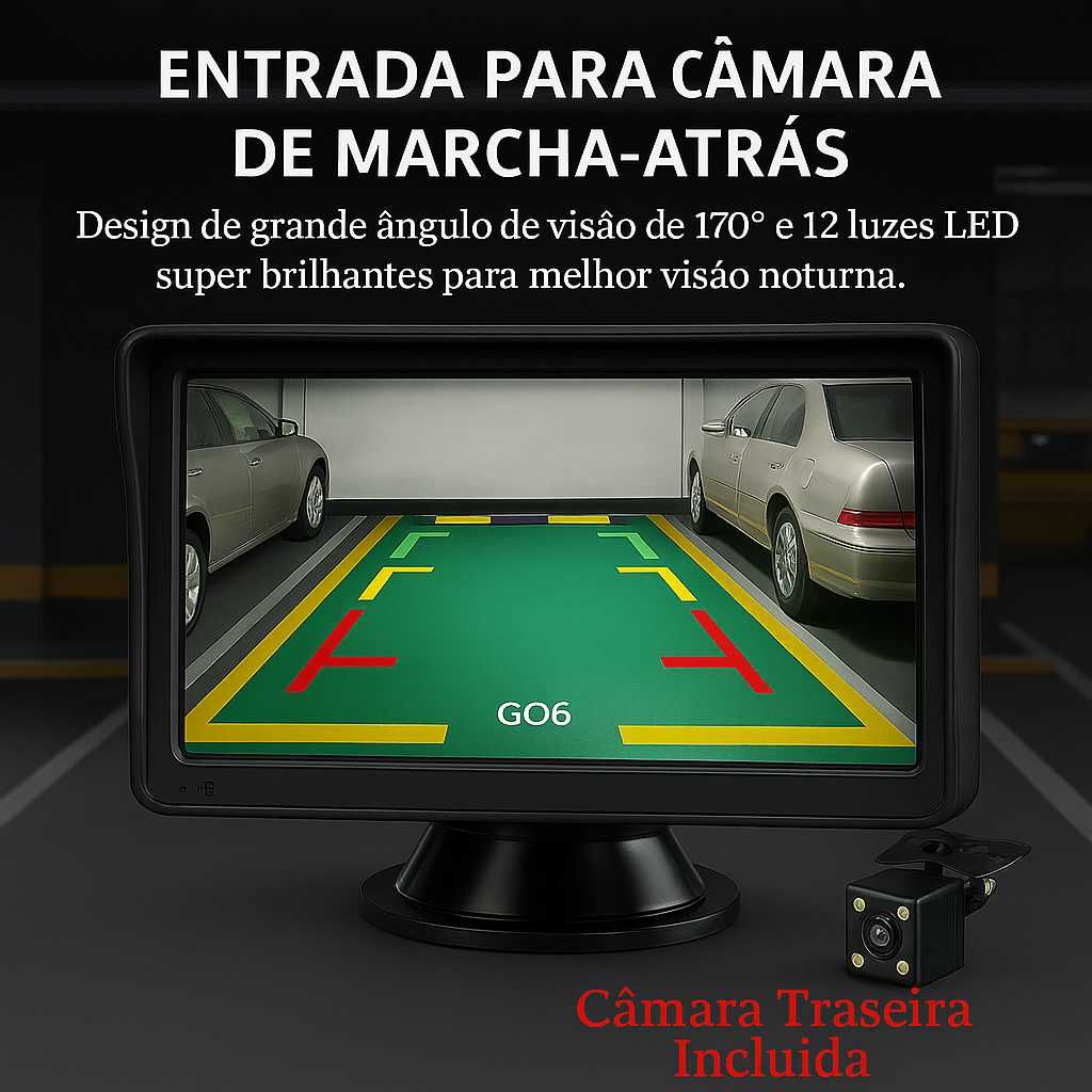 Ecrã CarPlay & Android Auto Portátil 7
