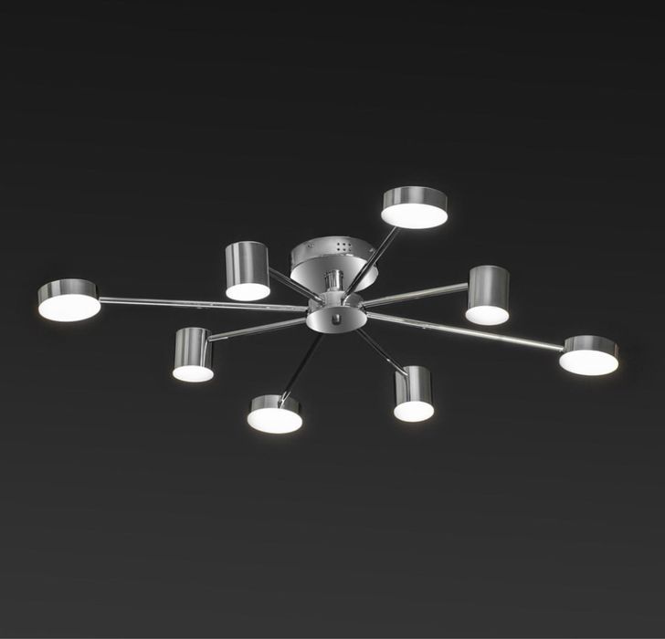 Люстра світлодіодна loft 96W на 8 ламп