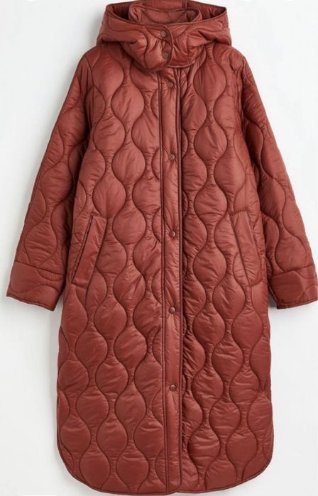 Стьобане пальто H&M