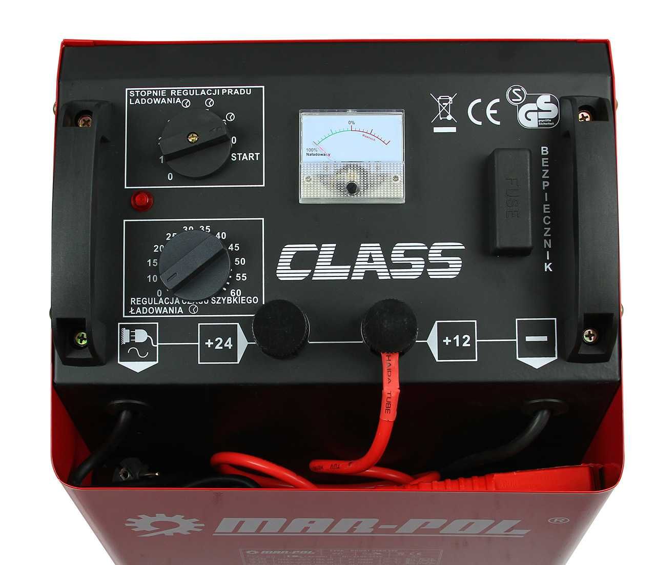 Prostownik z rozruchem Class 850A 12/24V 80 do 1000Ah LCD MAR-POL
